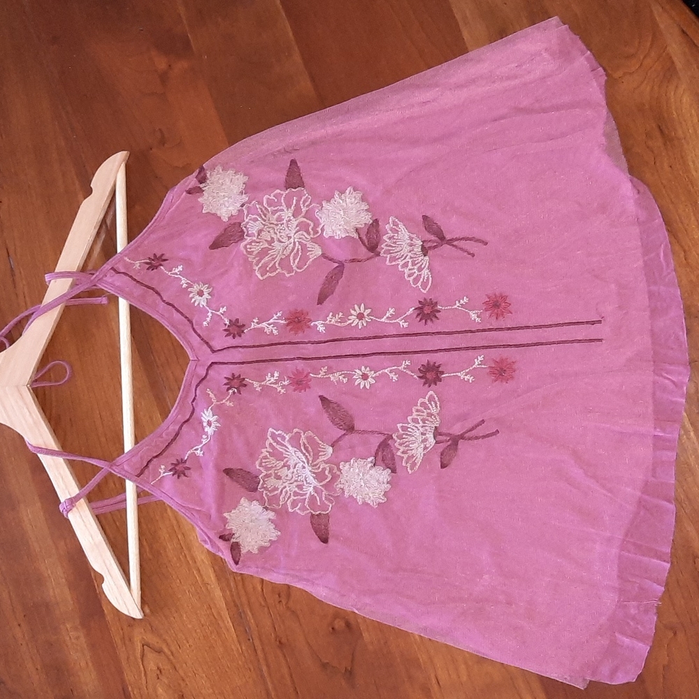 Maurices floral pink Mauve tank